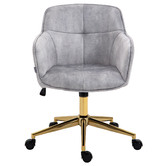 Cora Home Living Cresset Velvet Office Chair