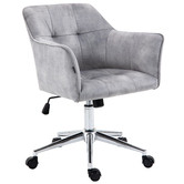 Cora Home Living Gifford Velvet Office Chair
