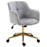 Cora Home Living Cresset Velvet Office Chair
