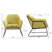 Cora Home Living Yeva Accent Chair
