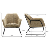 Cora Home Living Yeva Accent Chair