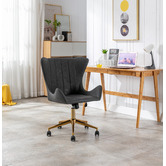 Cora Home Living Aina Velvet Office Chair