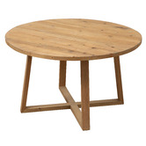 Cora Home Living Brewster Pine Wood Dining Table