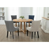 Cora Home Living Brewster Pine Wood Dining Table