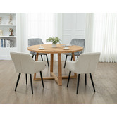 Cora Home Living Brewster Pine Wood Dining Table