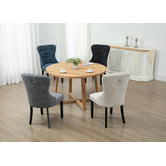 Cora Home Living Brewster Pine Wood Dining Table