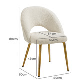 Cora Home Living Vicky Upholstered Dining Chairs