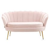 Cora Home Living Everett 2 Seater Velvet Sofa