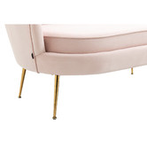 Cora Home Living Everett 2 Seater Velvet Sofa