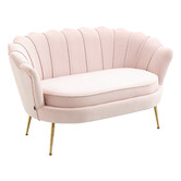 Cora Home Living Everett 2 Seater Velvet Sofa