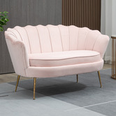 Cora Home Living Everett 2 Seater Velvet Sofa