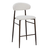 Cora Home Living 74cm Alexir Boucle Bar Stools