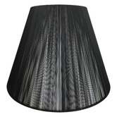 Bellezza Lighting Black Xena Taper Shade