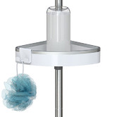 Waygrove Bathware 4 Tier HiRISE Shower Caddy with Mirror