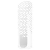 Waygrove Bathware Matte White Rollo Hexacube Toilet Roll Holder