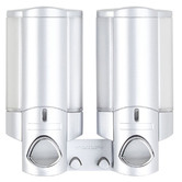 Waygrove Bathware Satin Silver Aviva 300ml Double Soap Dispenser