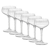 Bormioli Rocco Bartender Art Deco 250ml Cocktail Glasses
