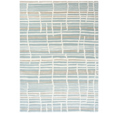 Florence Broadhurst Stripe Jade Tortoiseshell Hand-Tufted Wool Rug