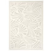 Florence Broadhurst Ivory Japanese Floral Hand-Tufted Wool Rug