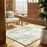 Florence Broadhurst Japanese Bamboo Jade Hand-Tufted Wool Rug