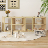 My Zen Home Jooyes Kids' Open Back Curved Shelving Units