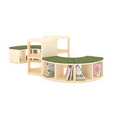 My Zen Home Jooyes Kids' S-Shaped Bench &amp; Storage