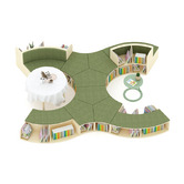 My Zen Home Jooyes Kids' 300cm Clara Modular Bench &amp; Storage
