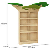 My Zen Home Jooyes Kids' Tree-Shaped Bookshelf