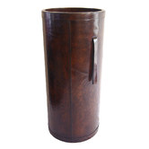 Kundra Dark Leather Umbrella Holder