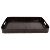 Kundra Dark Leather Tray