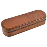 Kundra Tan Leather Pen Case