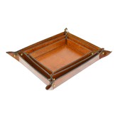 Kundra Genuine Leather Rectangular Coin Trays
