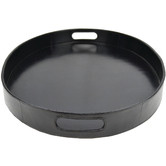 Kundra Oval Leather Tray