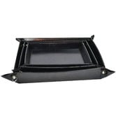 Kundra Rectangular Leather Nesting Trays