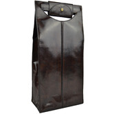 Kundra Leather Double Wine Holder
