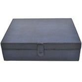 Kundra Medium Leather Jewellery Box