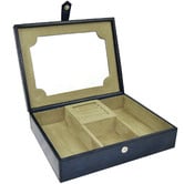 Kundra Medium Leather Jewellery Box