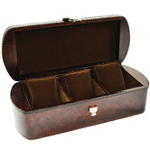 Kundra Leather 3 Watch Holder