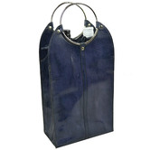 Kundra Mondavi Leather Double Wine Holder