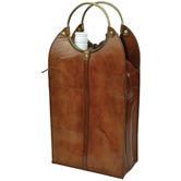 Kundra Mondavi Leather Double Wine Holder