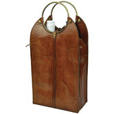 Kundra Mondavi Leather Double Wine Holder