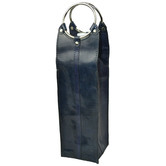 Kundra Mondavi Leather Single Wine Carrier