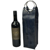 Kundra Mondavi Leather Single Wine Carrier