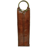 Kundra Mondavi Leather Single Wine Carrier