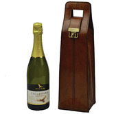 Kundra Musigny Leather Single Wine Carrier