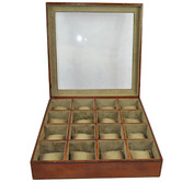 Kundra Melvita 16 Slot Leather Watch Holder