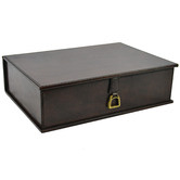 Kundra Leather Document Box with Stirrup
