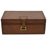 Kundra Medium Leather Box with Stirrup