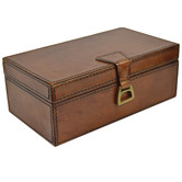 Kundra Medium Leather Box with Stirrup