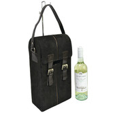 Kundra Toshka Leather Double Wine Bottle Holder